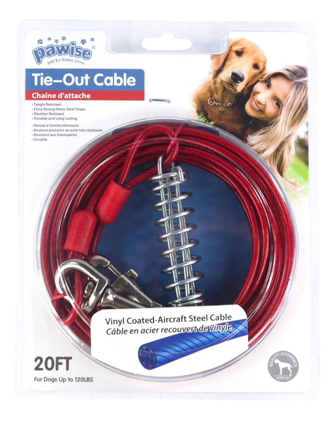 Pawise Tie Out Heavy Duty aanleglijn 7 meter — afbeelding 2