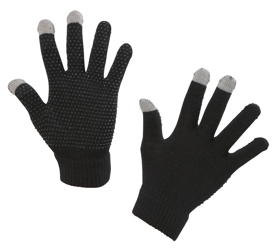 Rijhandschoen Magic Touch zwart 1size4all — afbeelding 4