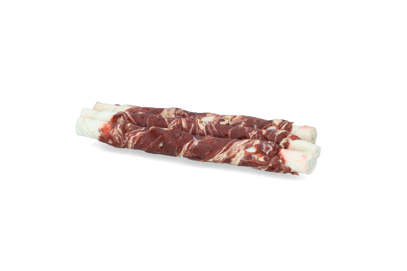 Braaaf Rawhide Twister Lam & Vis (3 st.) - 21 cm — afbeelding 3