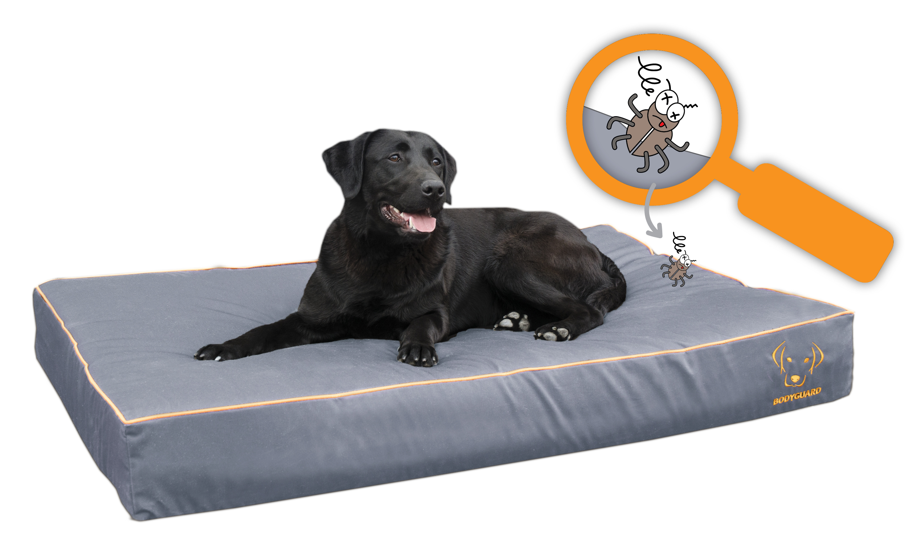Bodyguard Royal Bed Grijs S — afbeelding 2