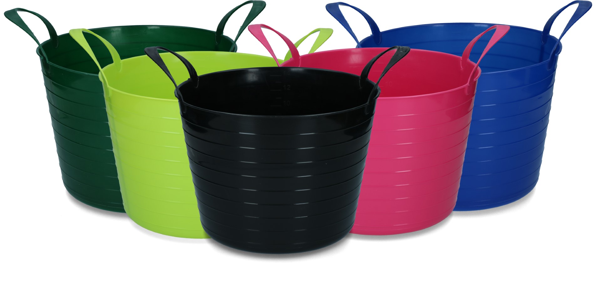 Emmer V-Trug Flexi 14 l Blauw — afbeelding 2