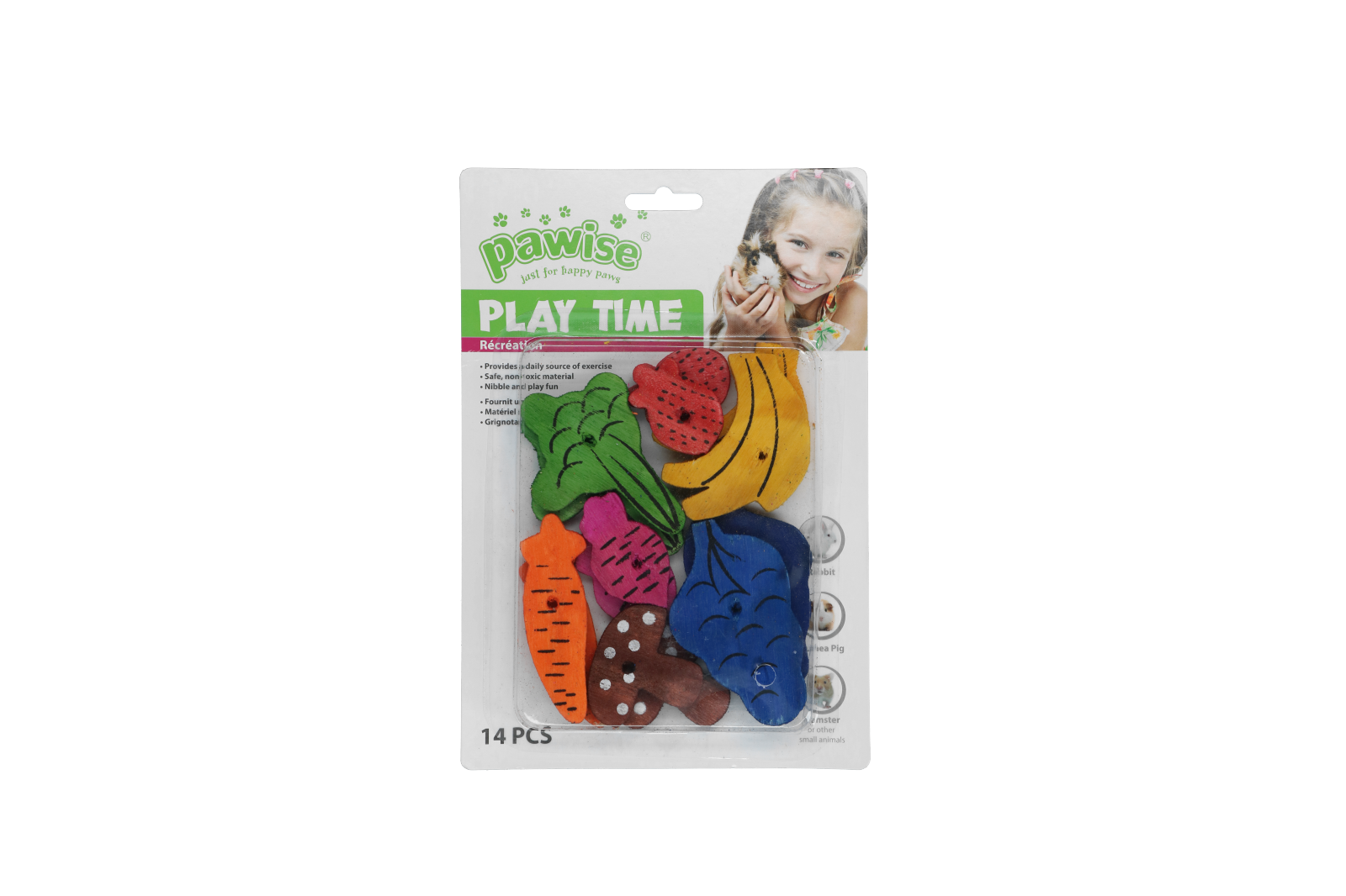 Pawise Play Time Small Pet Fruit & Veggie mix