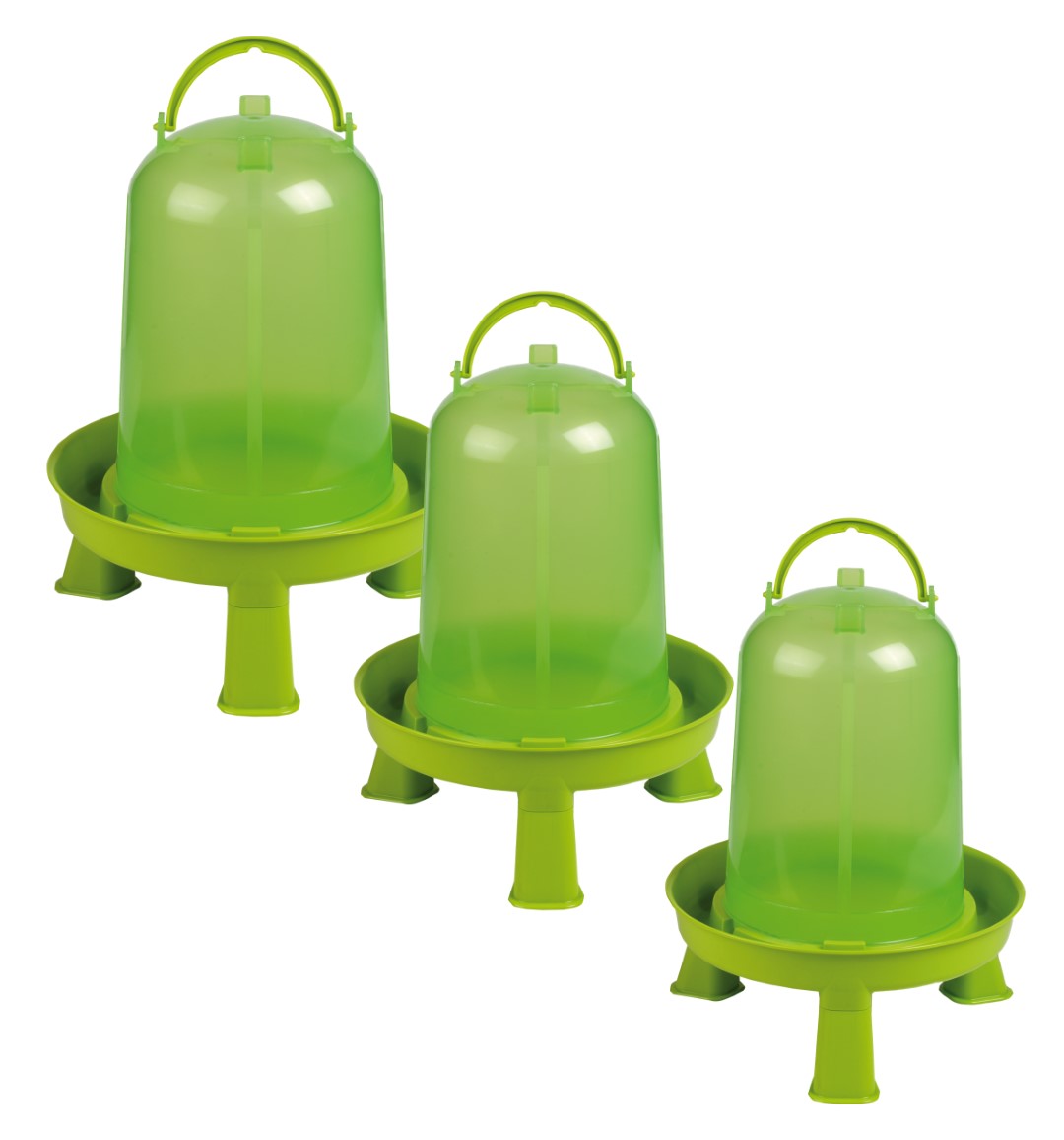 Gaun Pluimvee Drinktoren op Pootjes Limoengroen 5 l — afbeelding 5