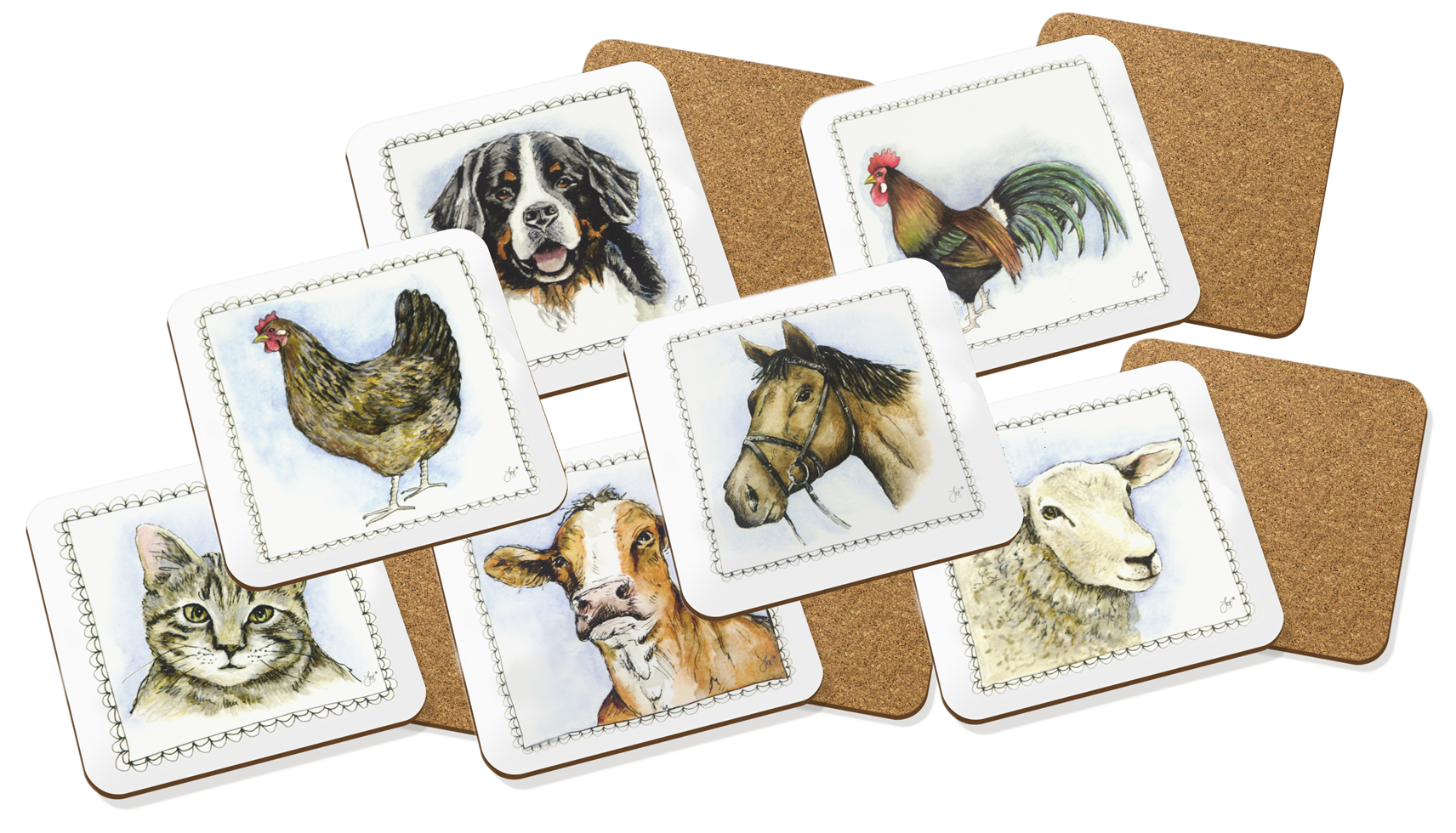 HofundZoo Untersetzer