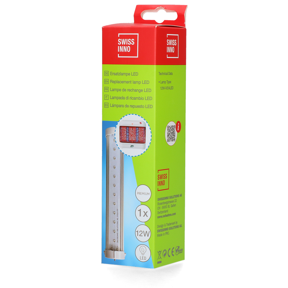 UVA 12W Vervangingslamp Insect Destroyer 24W — afbeelding 3