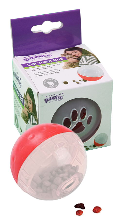 Pawise Cat Treat Ball 8 cm — afbeelding 2