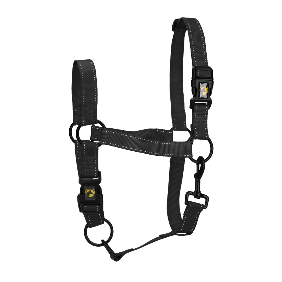 Excellent Premium Halster Zwart L