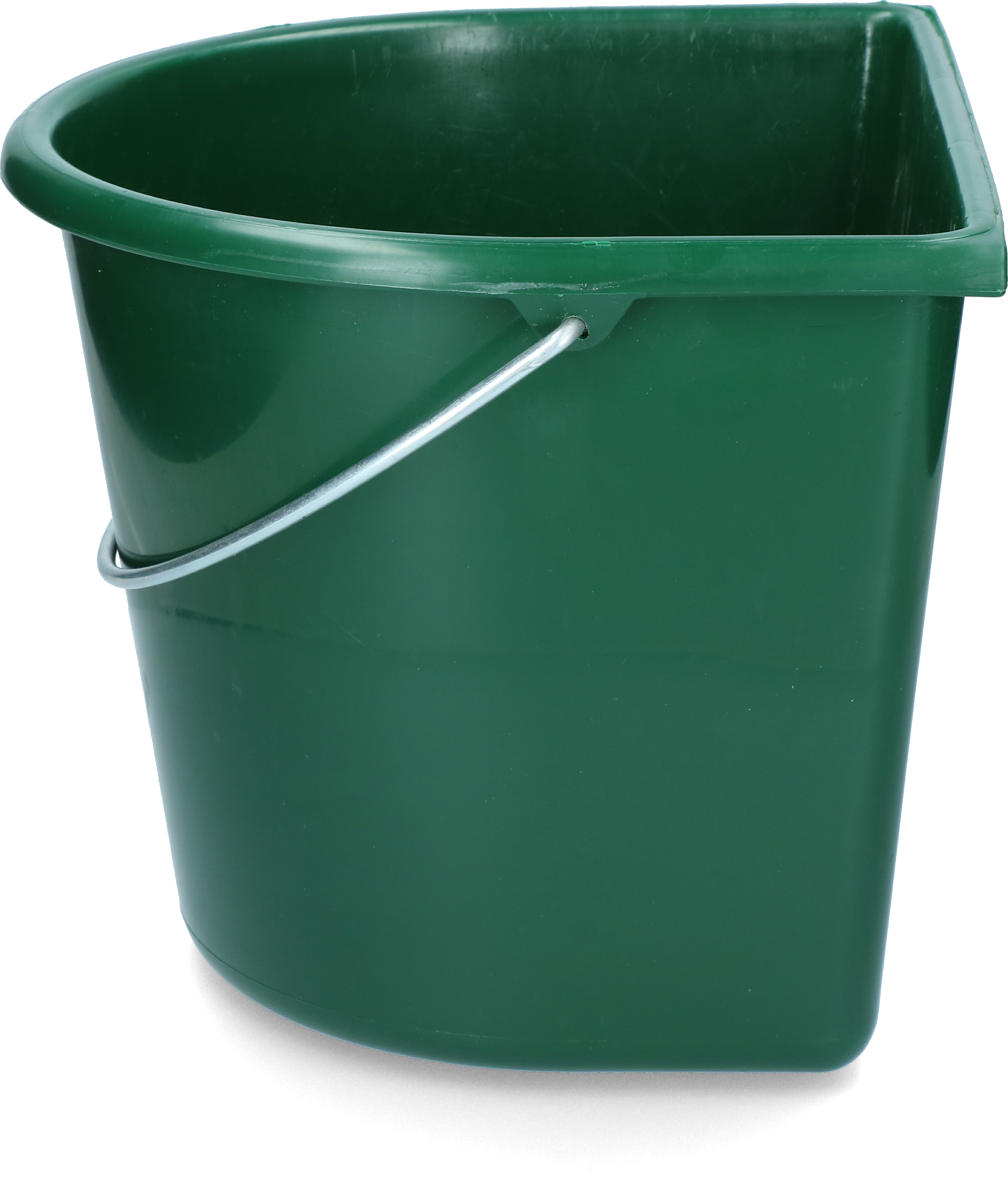 Emmer met vlakke kant 15 l Groen — afbeelding 3