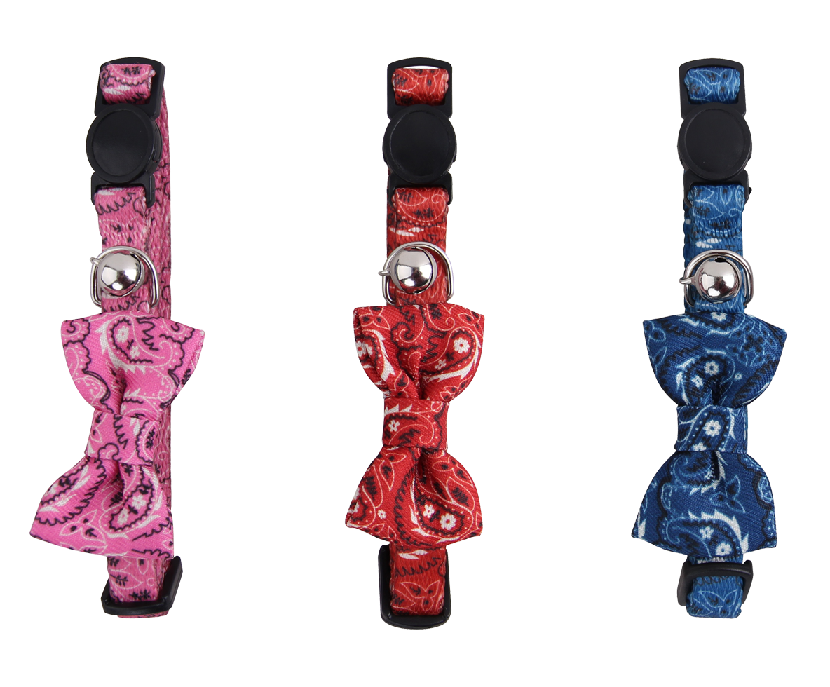 Pawise Cat Collar With Bowknot Roze — afbeelding 2