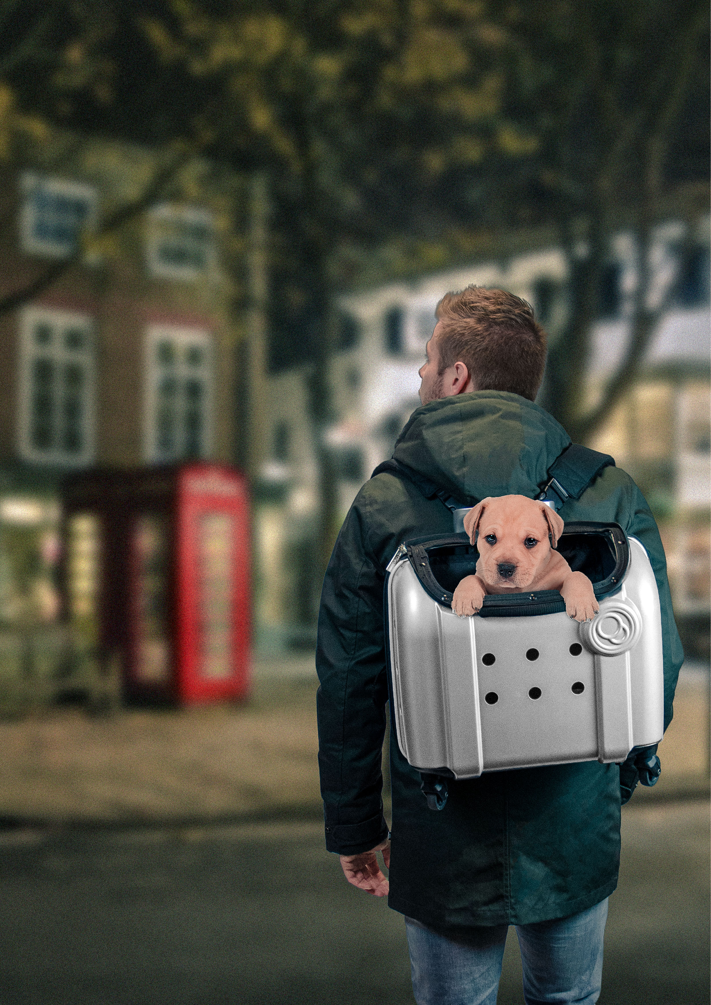 Compaws Trolley London 40 cm Grijs — afbeelding 2
