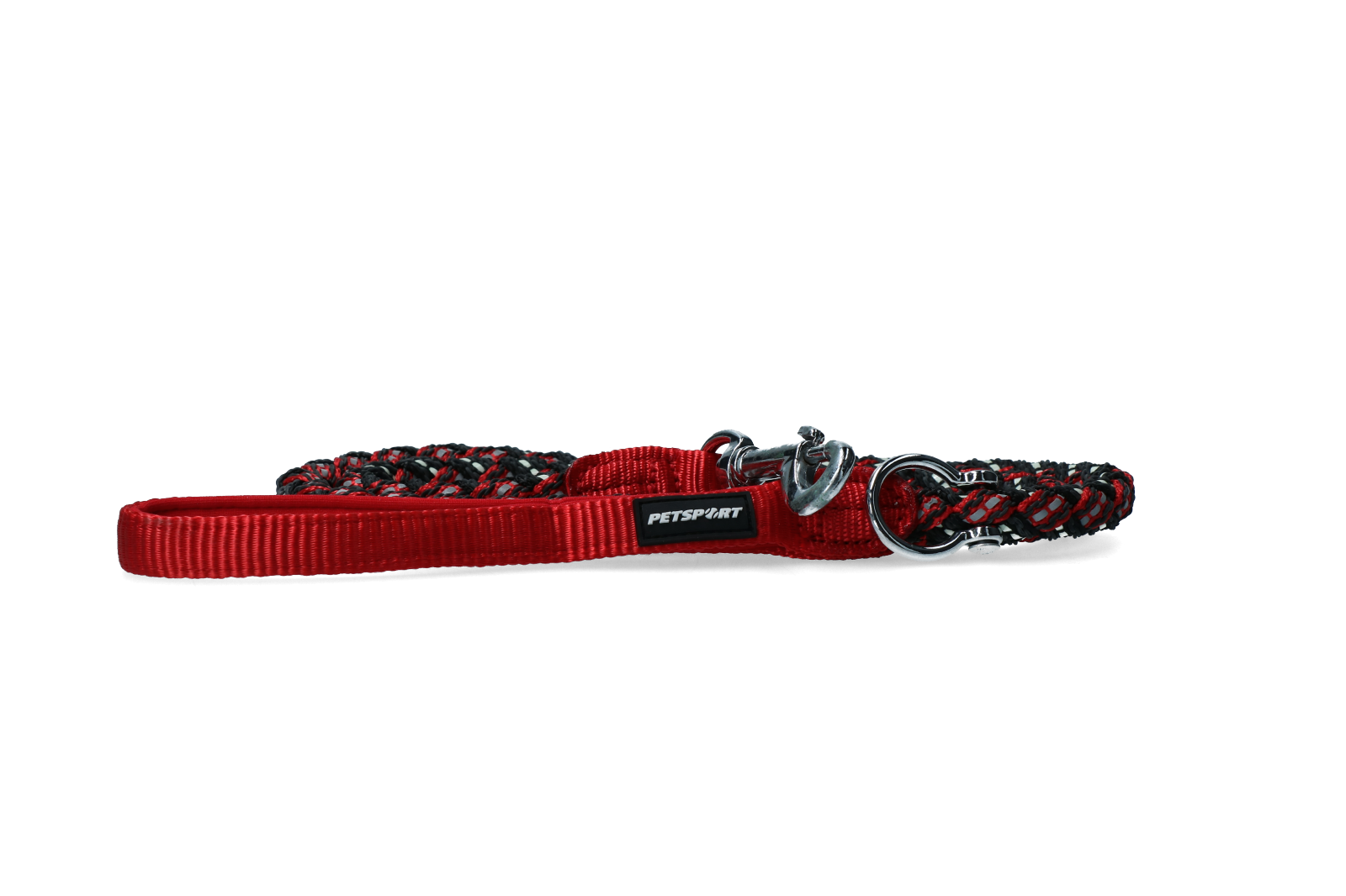 Petsport Triple Safe Leash Rood 1,2 m — afbeelding 2