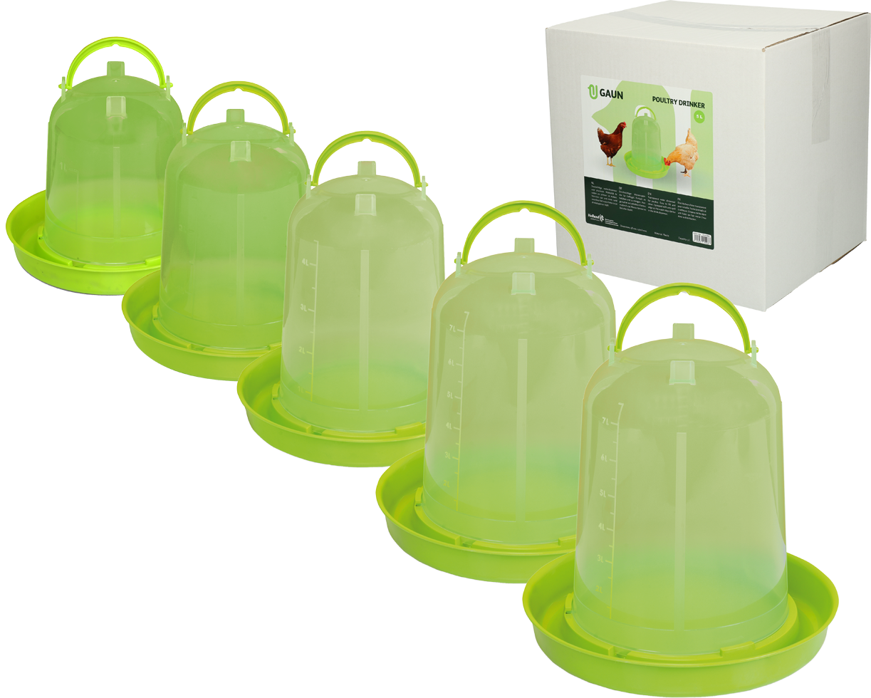 Gaun Pluimvee Drinktoren Limoengroen 8 l — afbeelding 6