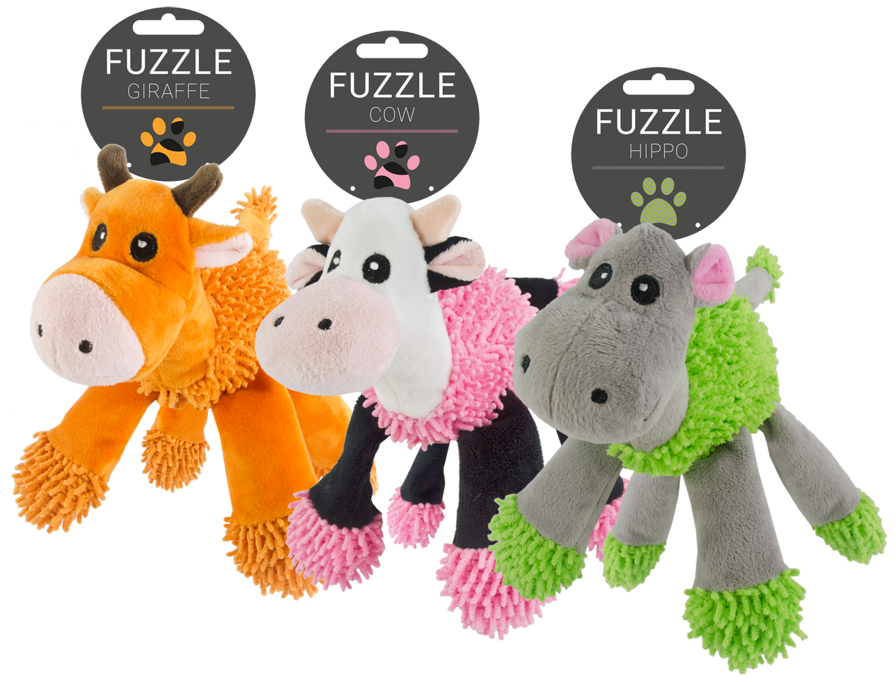Fuzzle met 5 piepers Nijlpaard — afbeelding 4