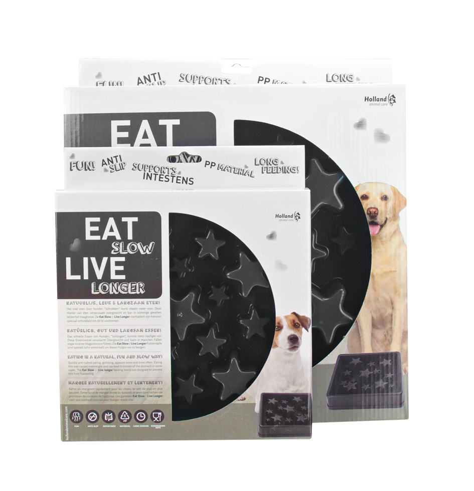 Eat Slow Live Longer Star Grijs L — afbeelding 2