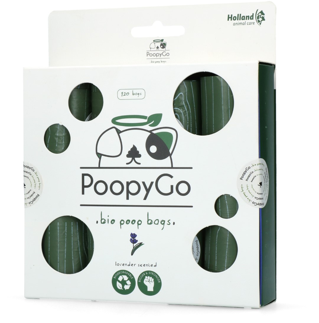 PoopyGo Eco friendly 120 st. (8x15 zakjes) Lavendelgeur — afbeelding 2