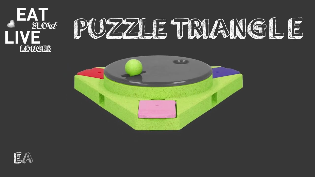Eat Slow Live Longer Puzzle Triangle — afbeelding 2