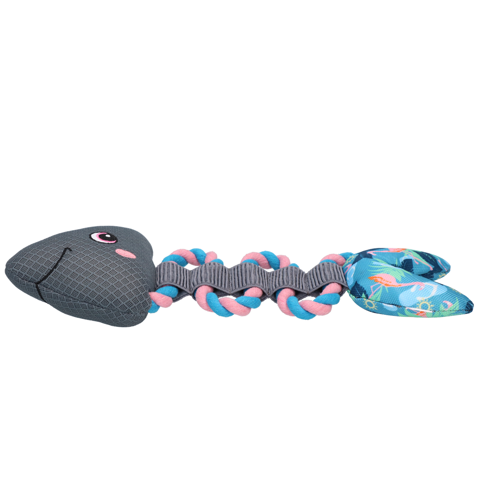 CoolPets Pull Me! Fishy Rope Flamingo — afbeelding 3