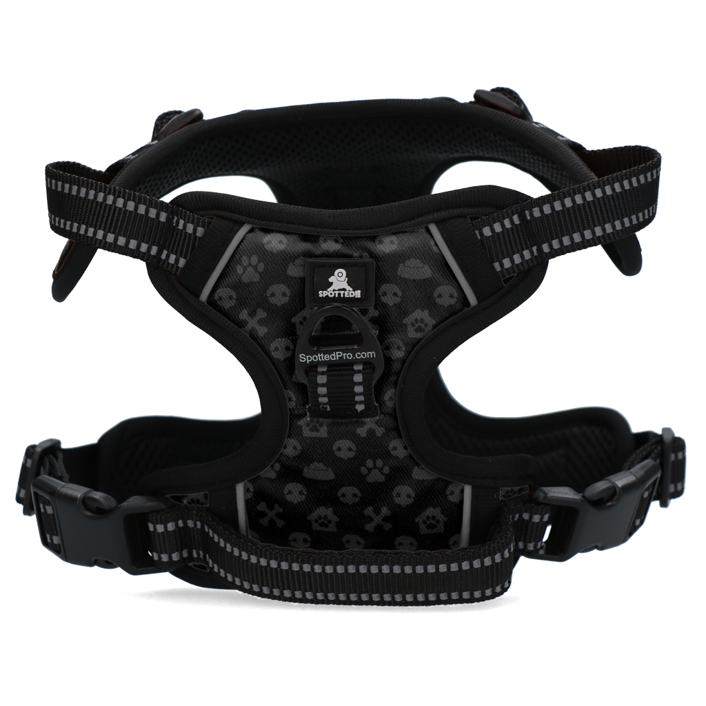 Spotted! Pro No Pull Harnas Donker Grijs XL — afbeelding 3
