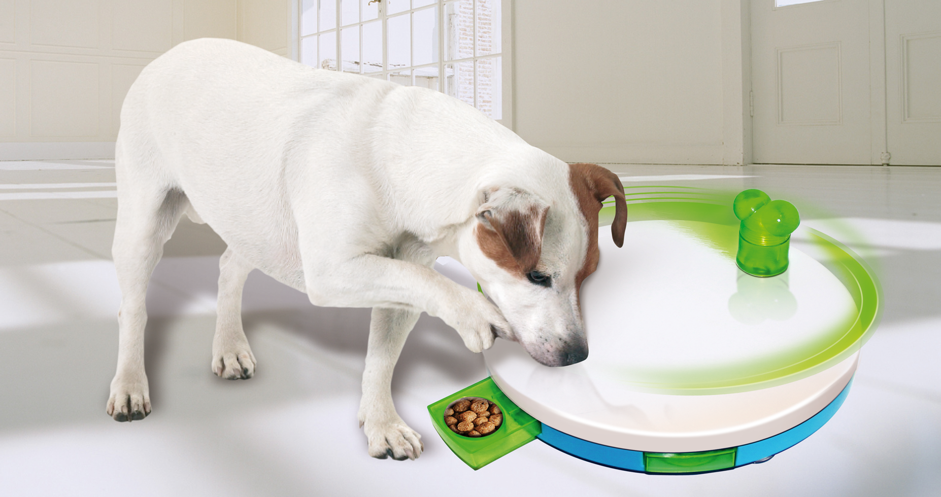 Pawise Dog training toy - Level 2 Spinning Feeder — afbeelding 2