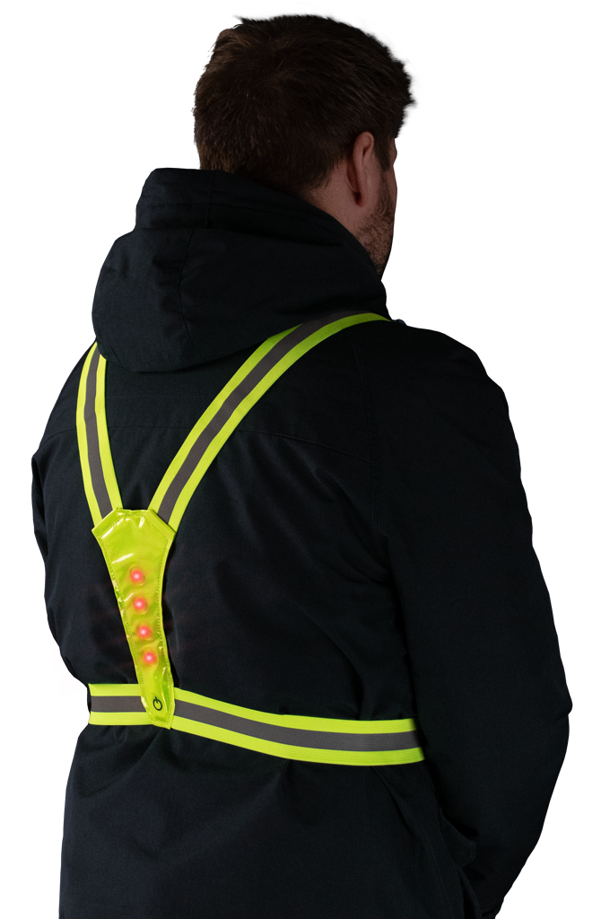 Nightwalk Human Safety Harness Geel — afbeelding 4