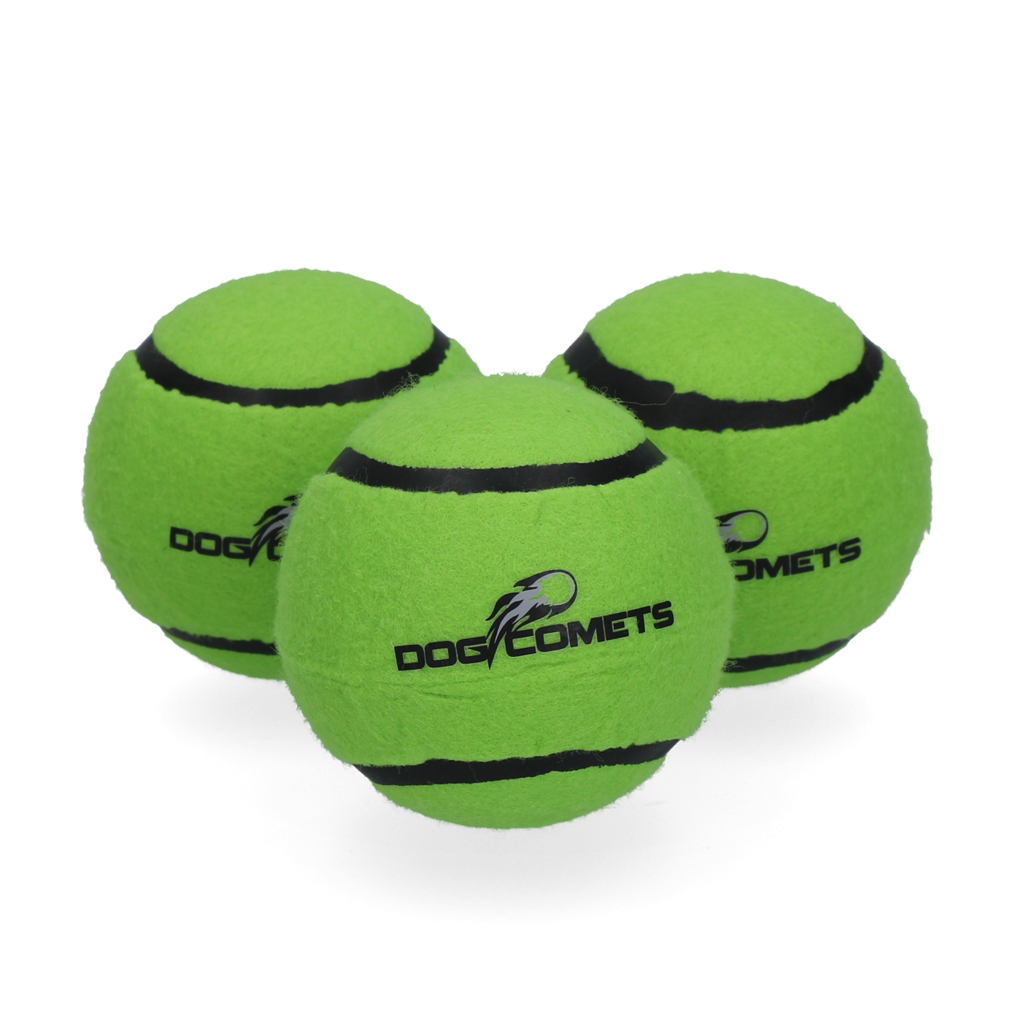 Dog Comets Tennisbal Met Pieper Neutron Star M Groen (3-pack) — afbeelding 3