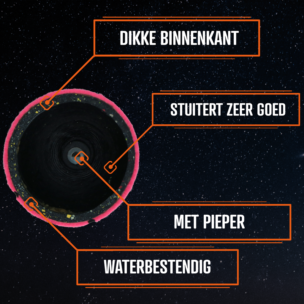 Dog Comets Tennisbal Met Pieper Neutron Star M Oranje — afbeelding 5