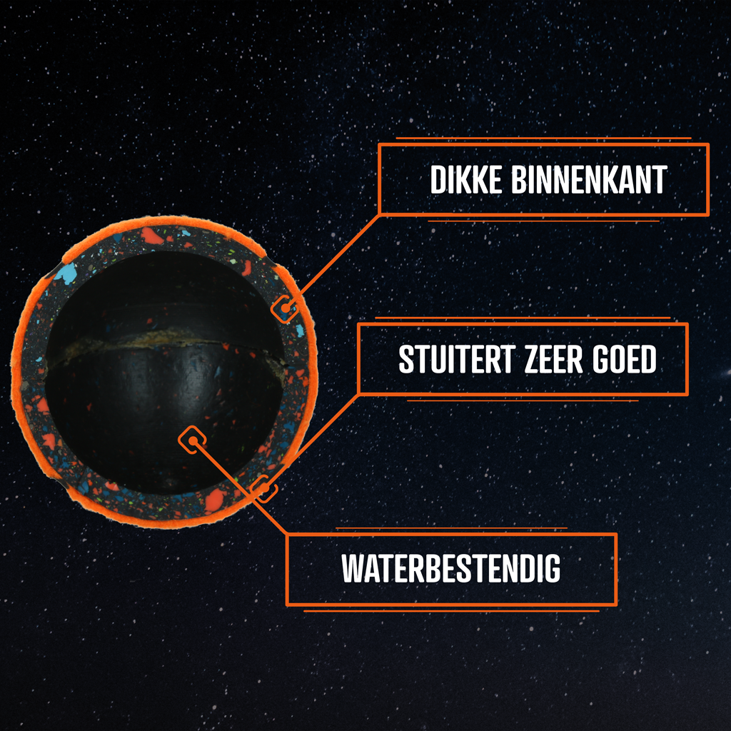 Dog Comets Tennisbal Starlight M Groen — afbeelding 3