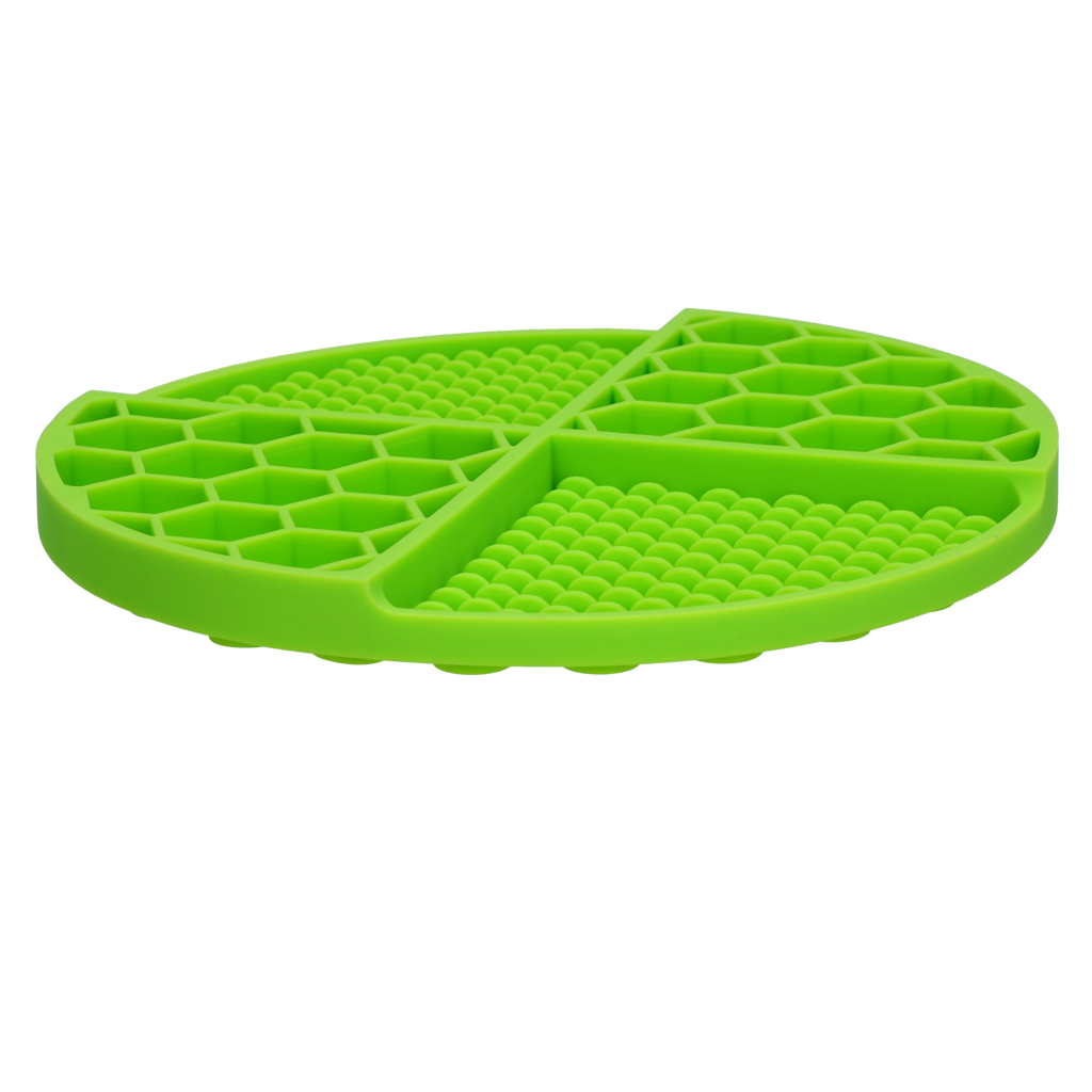 Eat Slow Live Longer Lick Mat Dimensions Circle Groen — afbeelding 3