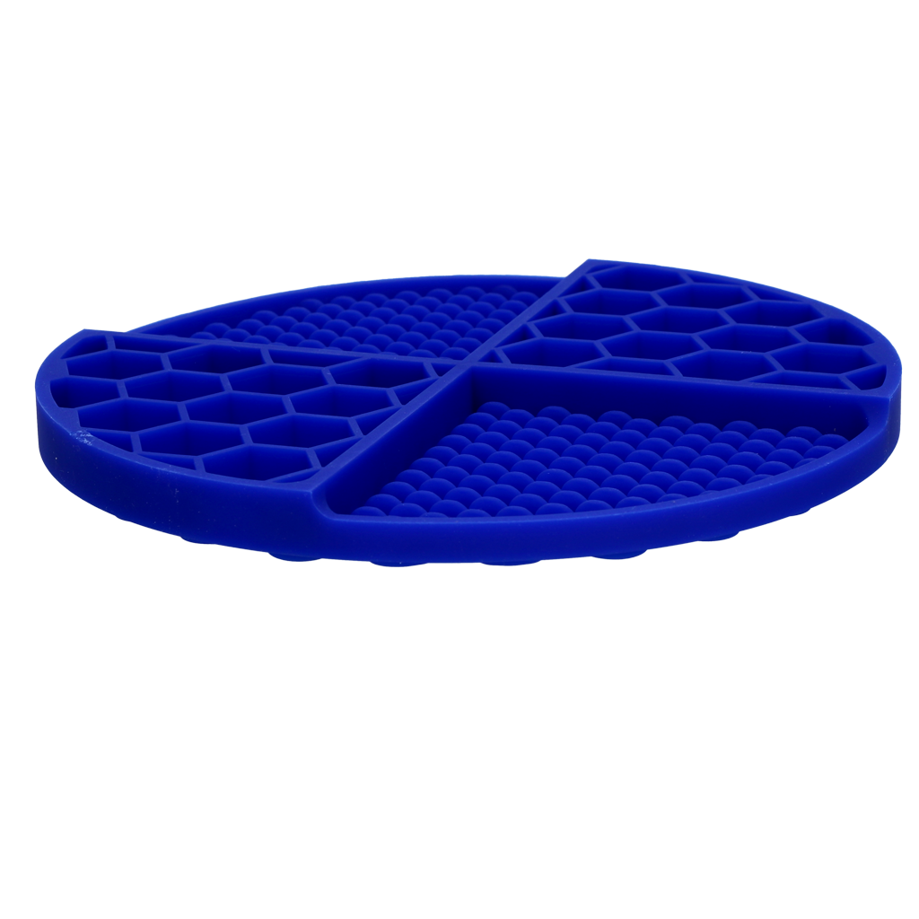 Eat Slow Live Longer Lick Mat Dimensions Circle Blauw — afbeelding 3
