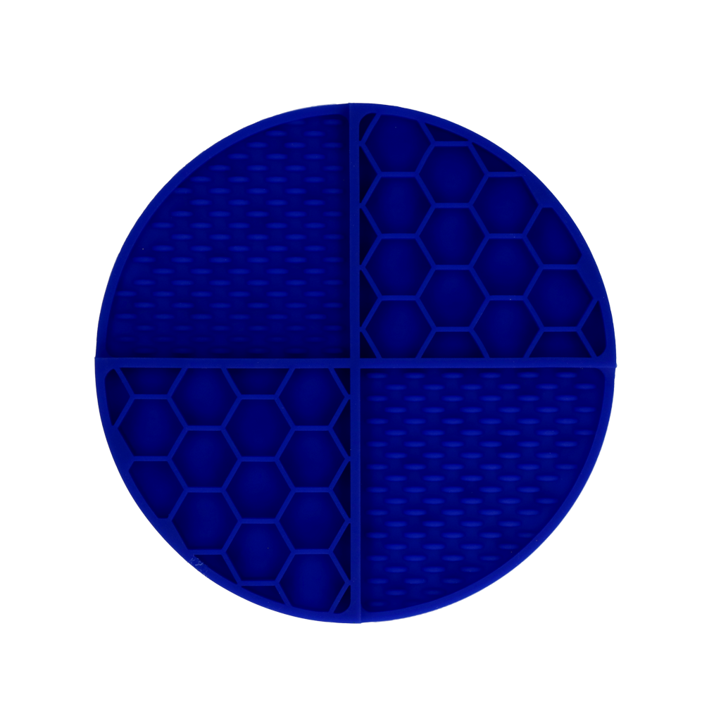 Eat Slow Live Longer Lick Mat Dimensions Circle Blauw — afbeelding 2