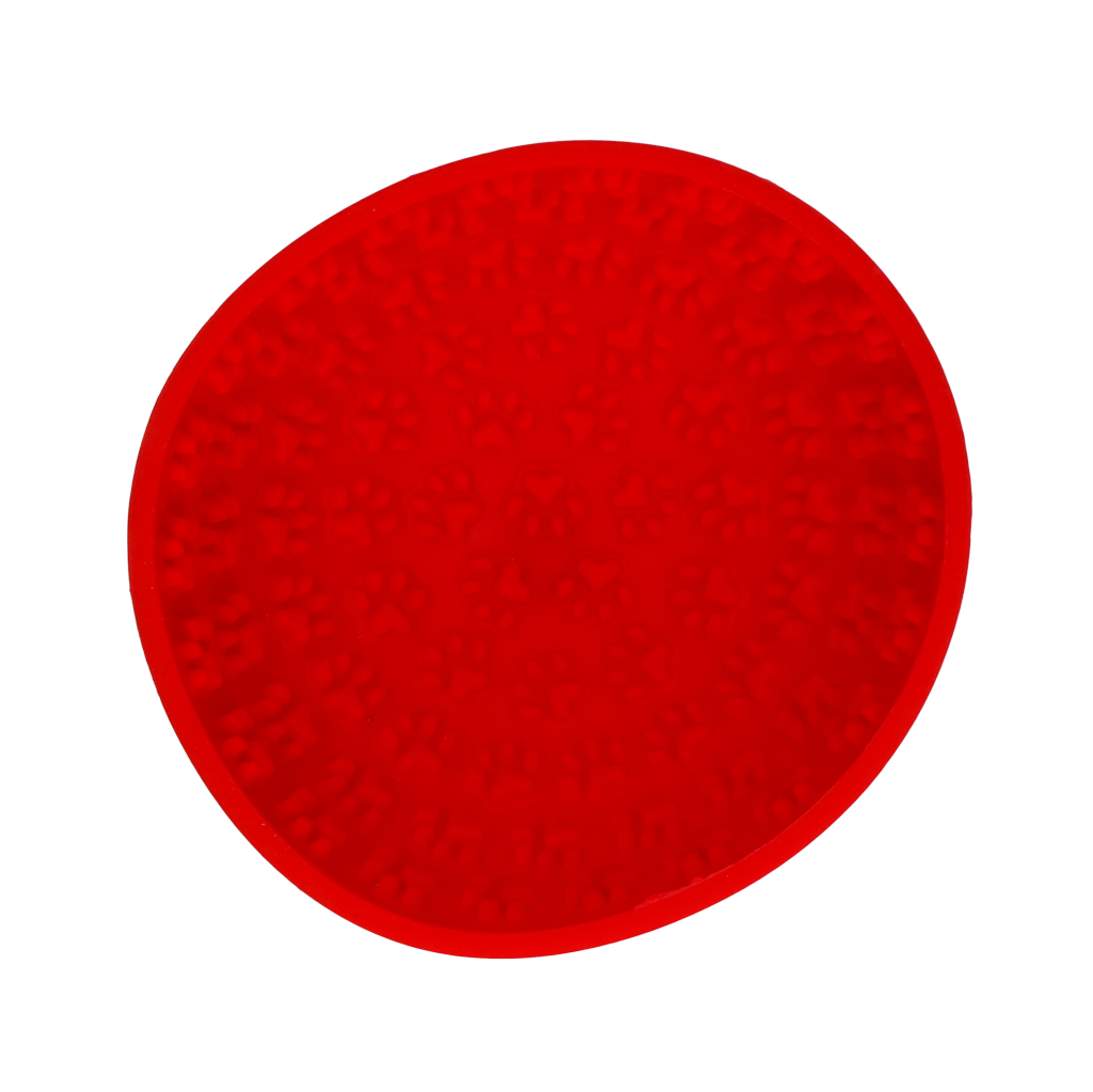 Eat Slow Live Longer Lick Mat Wobble Bowl Rood — afbeelding 2