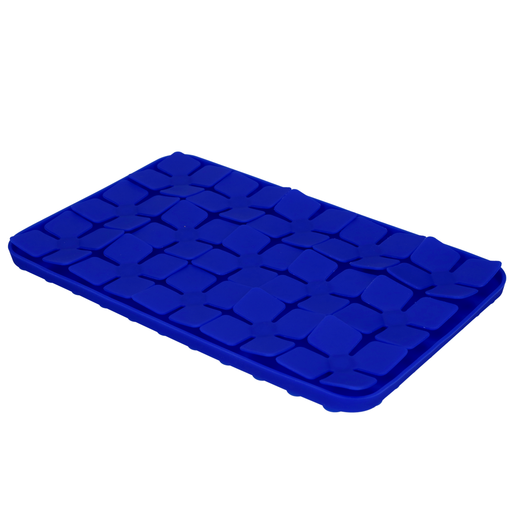 Eat Slow Live Longer Lick Mat Dimensions Flower Blauw — afbeelding 3
