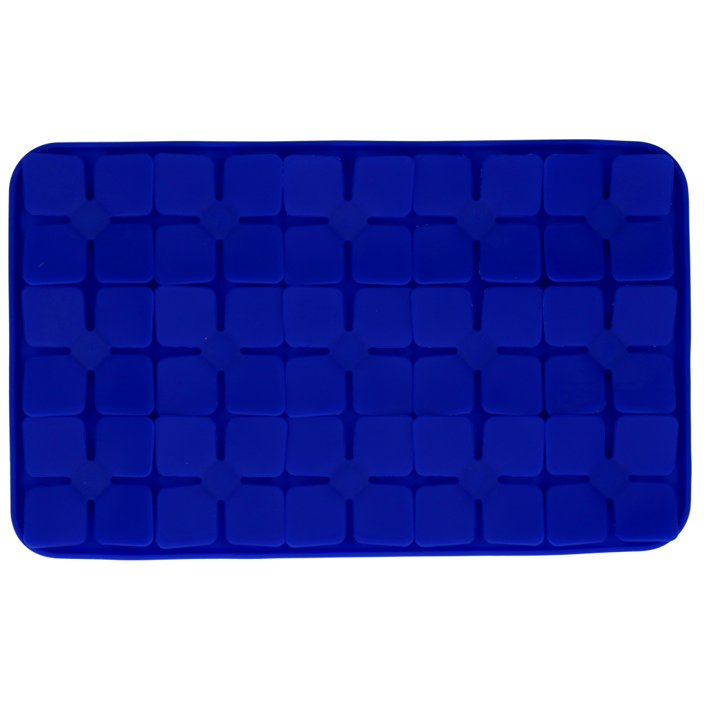 Eat Slow Live Longer Lick Mat Dimensions Flower Blauw — afbeelding 2