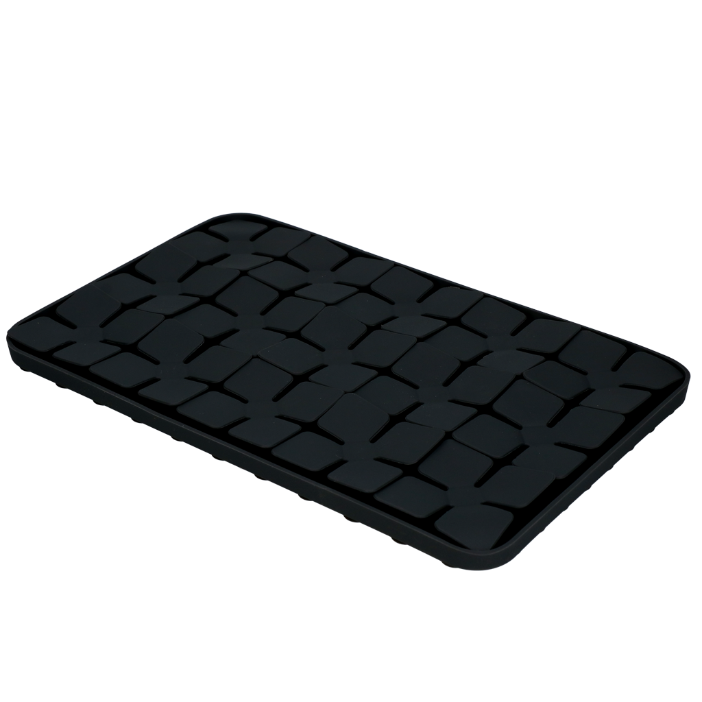 Eat Slow Live Longer Lick Mat Dimensions Flower Grijs — afbeelding 3