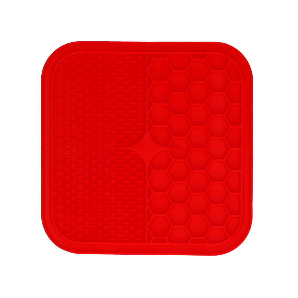 Eat Slow Live Longer Lick Mat Duo M Rood — afbeelding 2