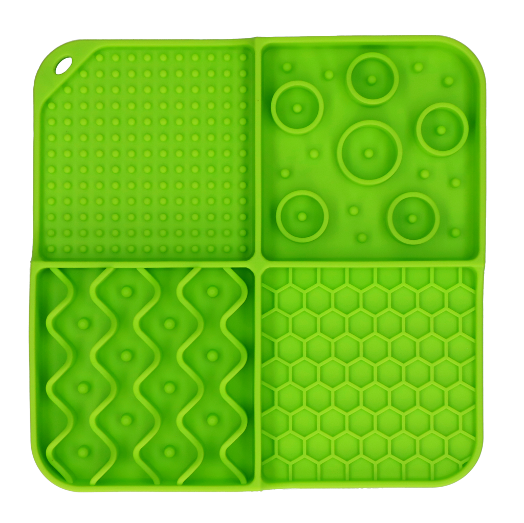Eat Slow Live Longer Lick Mat Dimensions Rectangle Groen — afbeelding 2