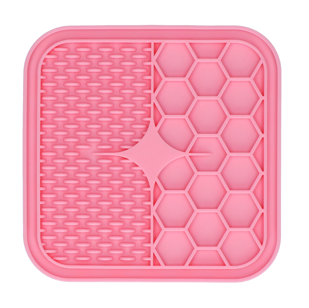 Eat Slow Live Longer Lick Mat Duo S Roze — afbeelding 2