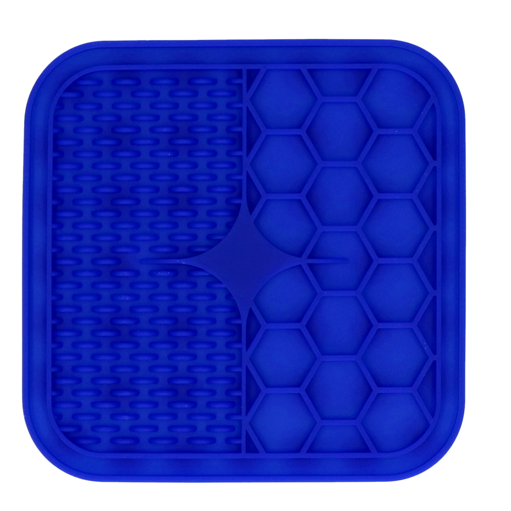 Eat Slow Live Longer Lick Mat Duo S Blauw — afbeelding 2
