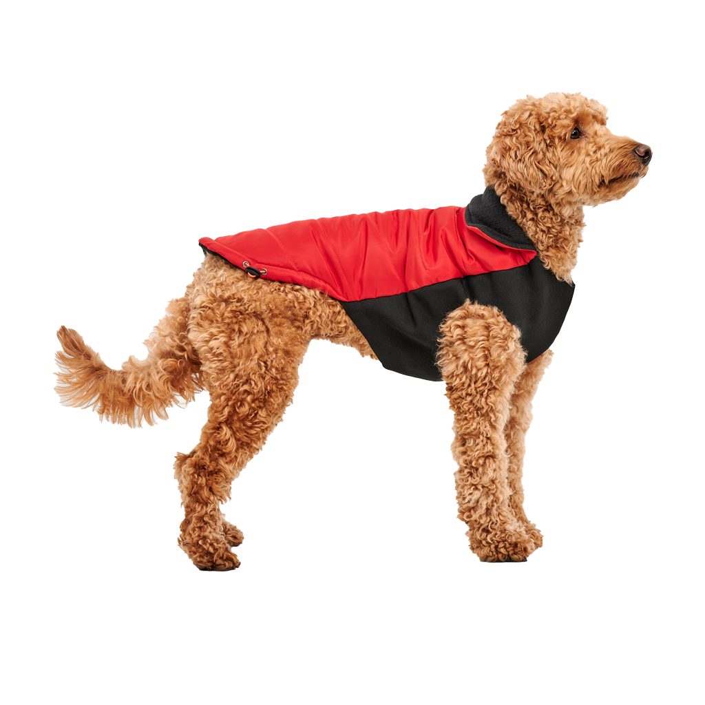 Goo-eez Mock Neck Signature Wrap Jacket XXL Rood/Zwart