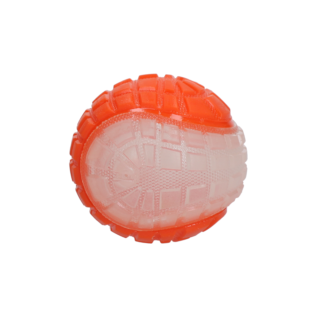 Dog Comets Glow In The Dark Moon Bal M Oranje — afbeelding 2
