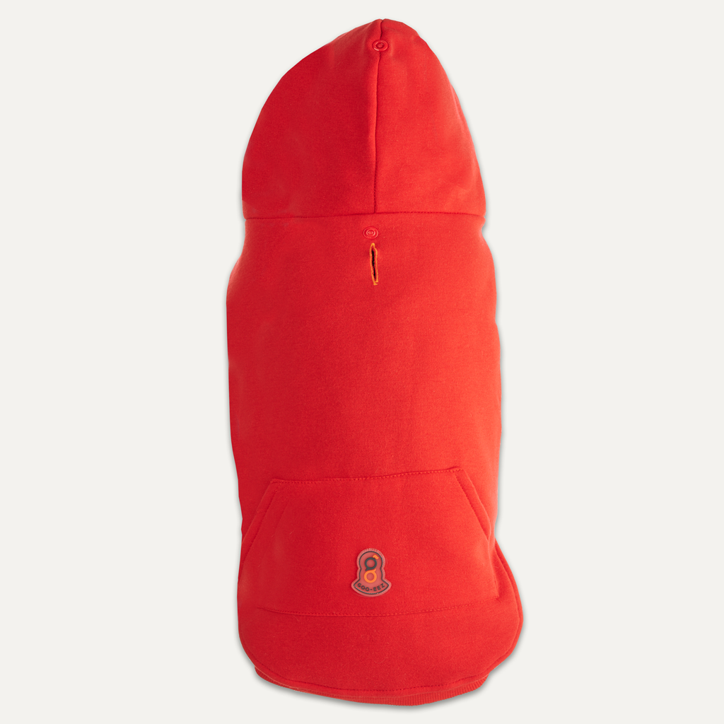 Goo-eez Kangaroo Fleece Hoodie XL Rood/Zwart — afbeelding 6