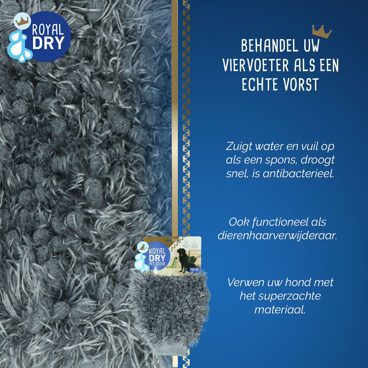 Royal Dry Handschoen & Haarverwijderaar — afbeelding 4
