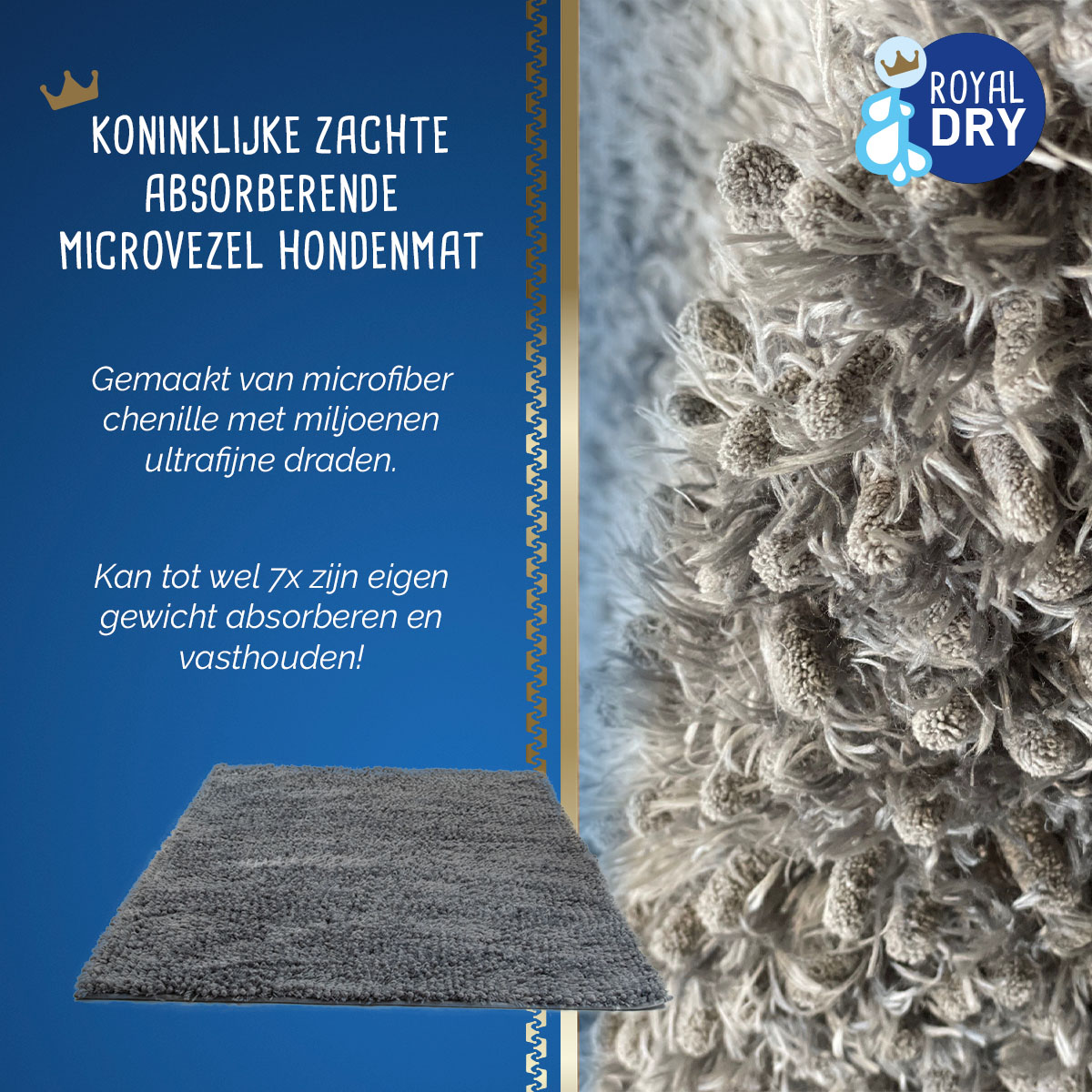 Royal Dry Deurmat Voor Honden L — afbeelding 3