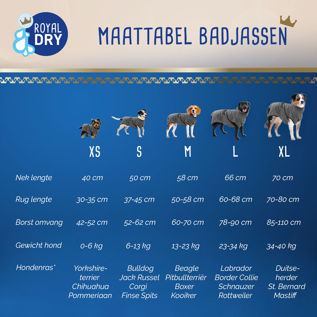 Royal Dry Badjas Voor Honden S — afbeelding 6
