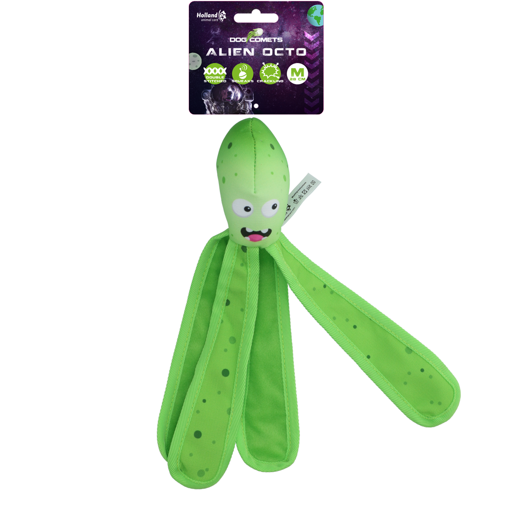 Dog Comets Alien Octo M Groen