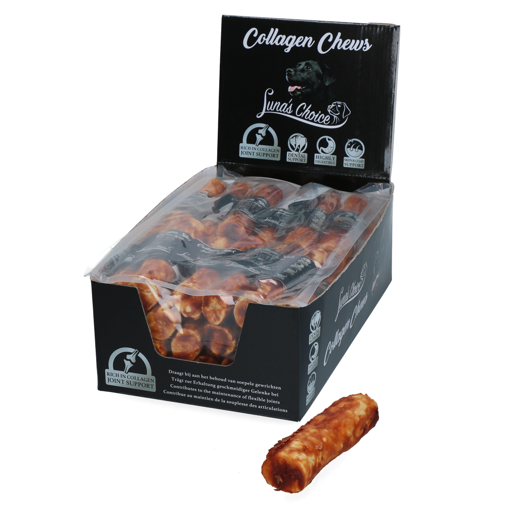 Luna's Choice Collagen Chews Stick Zalm L — afbeelding 3