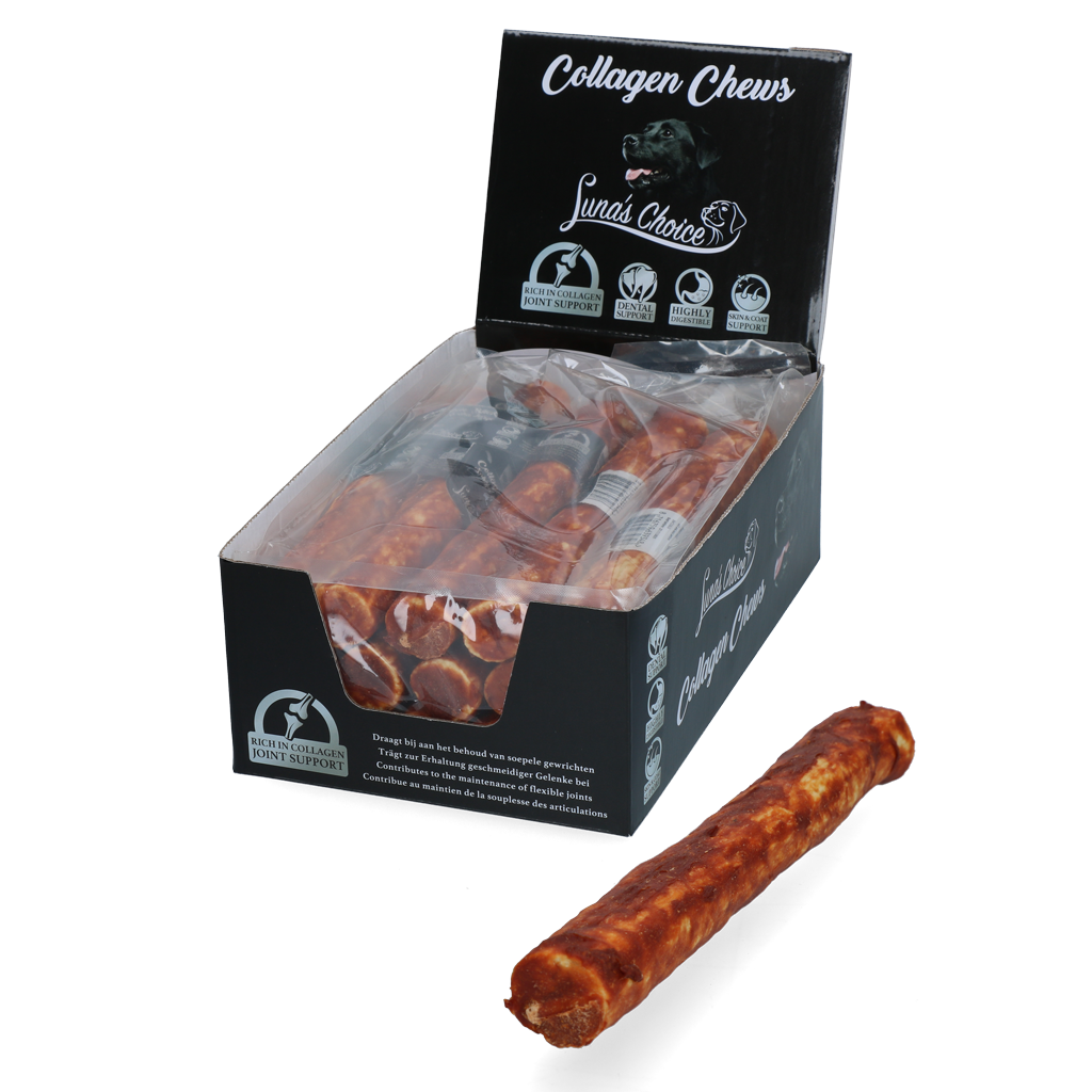 Luna's Choice Collagen Chews Stick Zalm XL — afbeelding 3