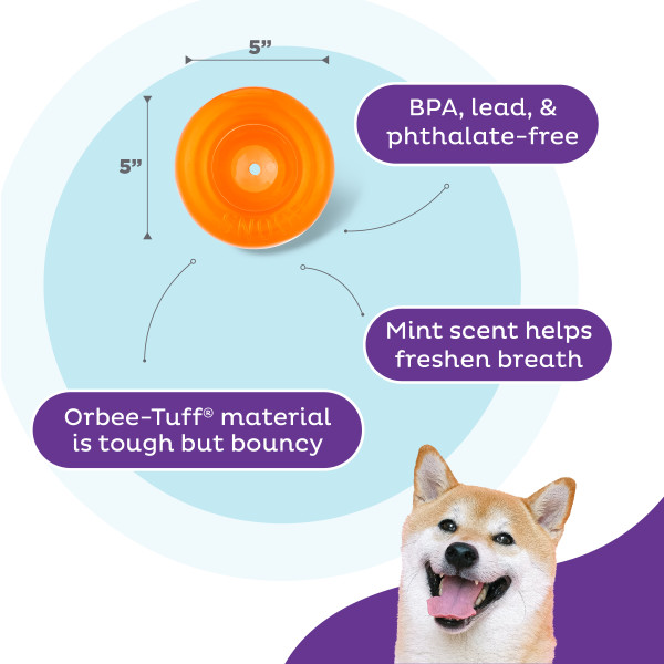 Outward Hound Orbee-Tuff Snoop L Oranje — afbeelding 4