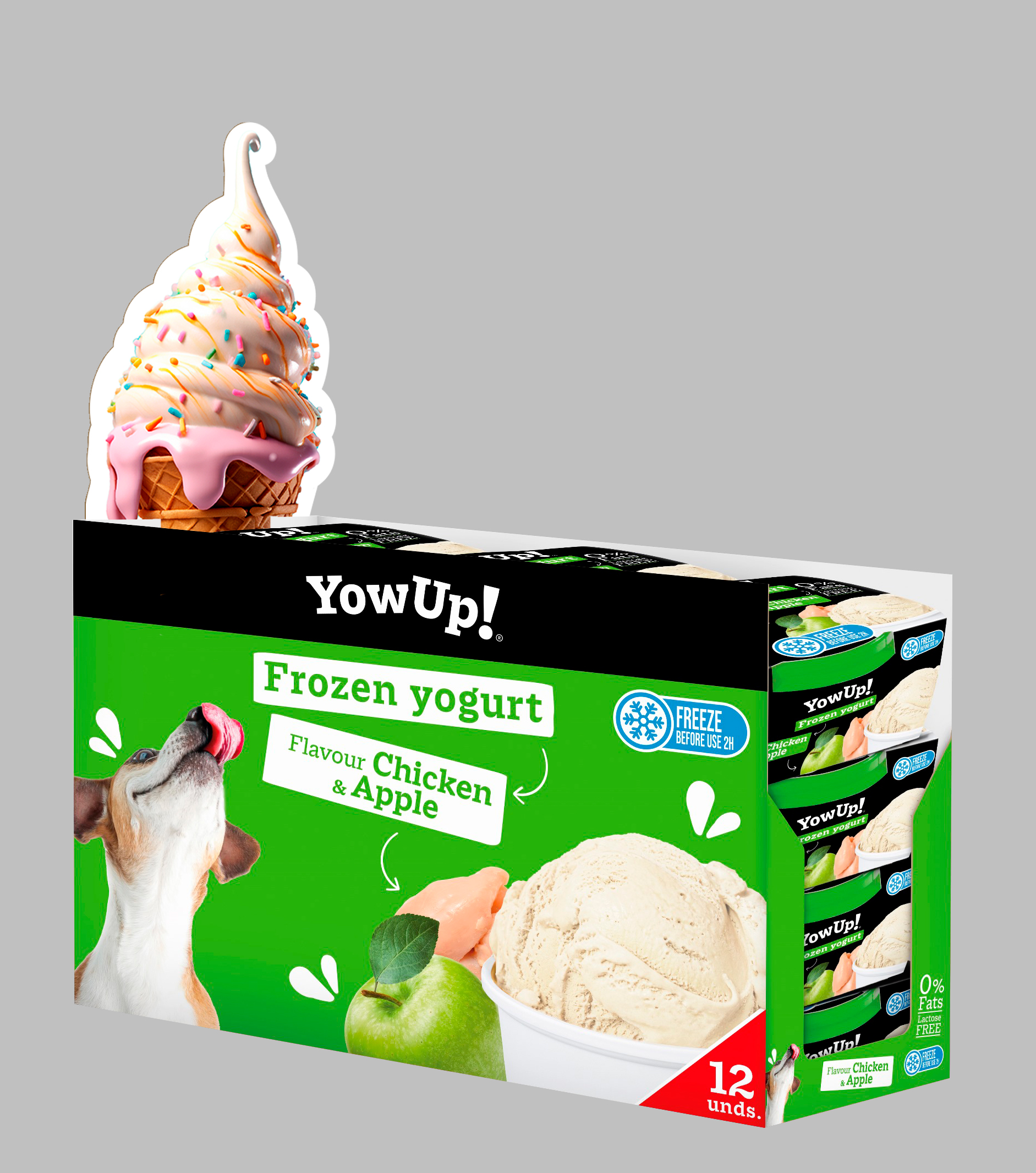 YowUp! Frozen Yoghurt Chicken & Apple — afbeelding 2