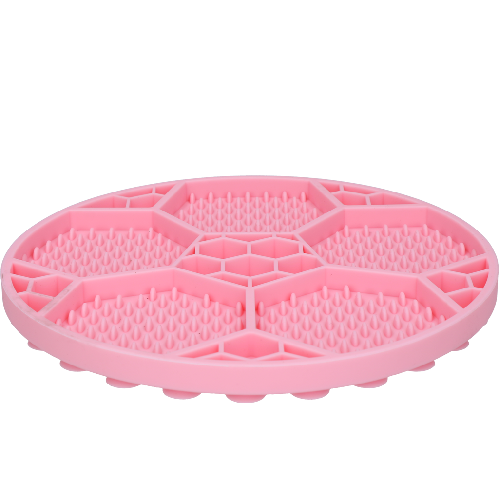 Eat Slow Live Longer Lick Mat Soccer Ball Roze — afbeelding 3